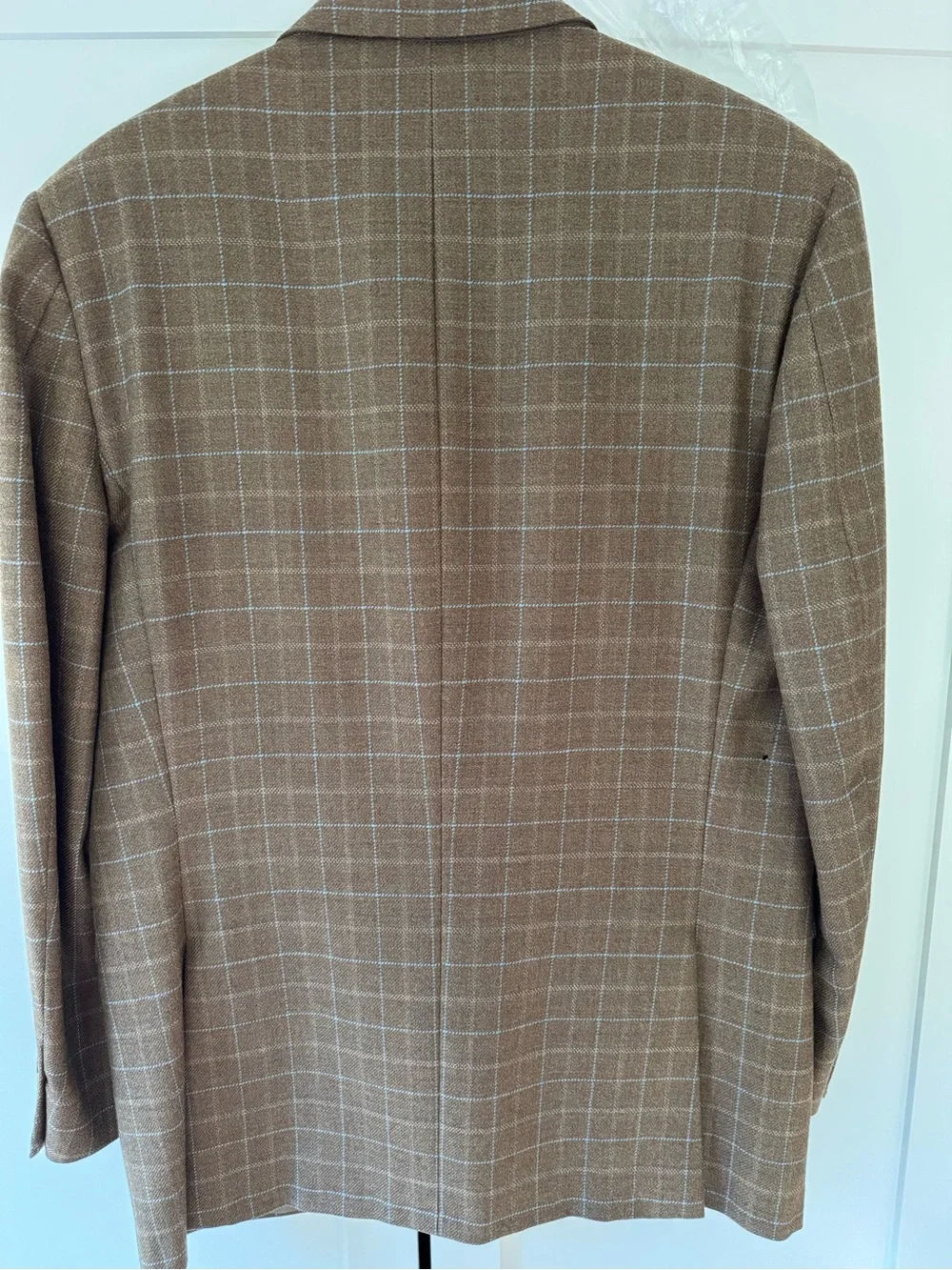 Men’s Burberry Bond Street Wool Blazer/ Jacket 42R brown blue classic!